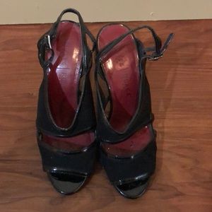 White House Black Market Black Heels Size 7
